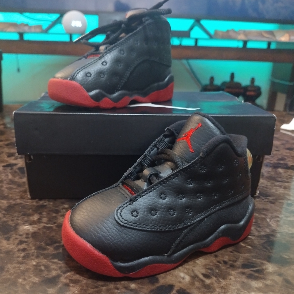 Kids Jordans Sale 🤑Air Jordan 13 Retro BT Dirty Bred Toddler size 5 Shoes - Picture 5 of 10